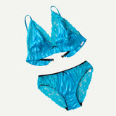 مجموعة حمالة صدر ساتان ساخنة